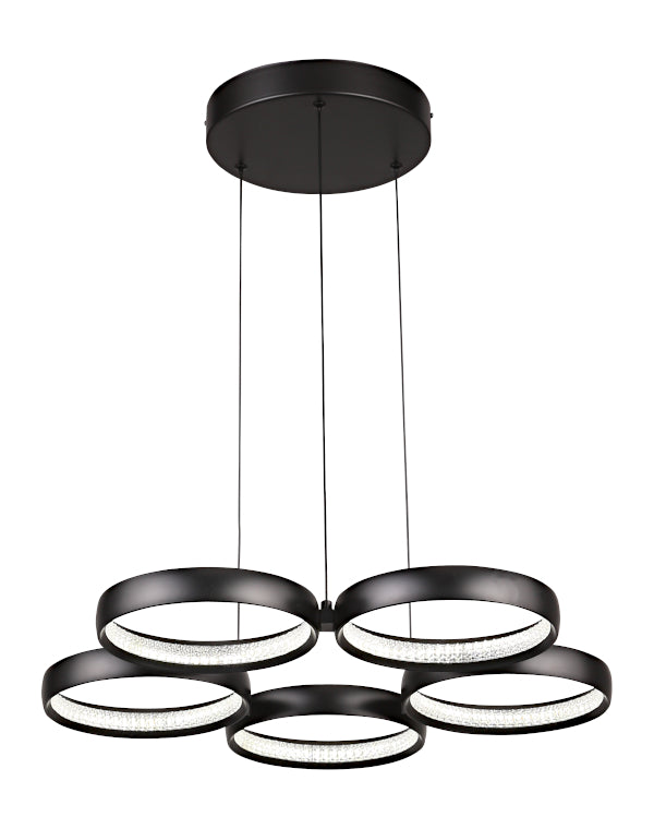 Cougar Lighting Olympus 5LT LED Pendant - Black