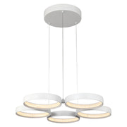 Cougar Lighting Olympus 5LT LED Pendant - White