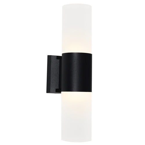 Cougar Lighting Ottawa Exterior Wall Light - Black