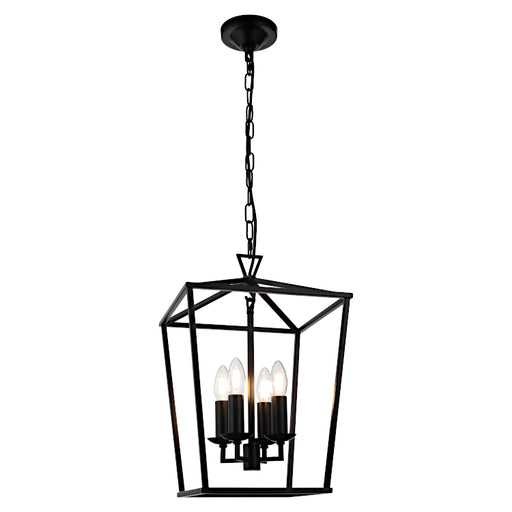 Cougar Lighting Perigan 4LT Pendant - Black