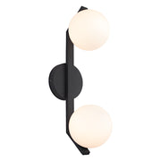 Cougar Lighting Rayna 2LT Wall Light Black RAYN2WBLK Cougar Lighting
