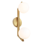 Cougar Lighting Rayna 2LT Wall Light Gold RAYN2WGLD Cougar Lighting