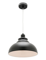 Cougar Lighting Risto 1LT Pendant Black RIST1PBLK Cougar Lighting