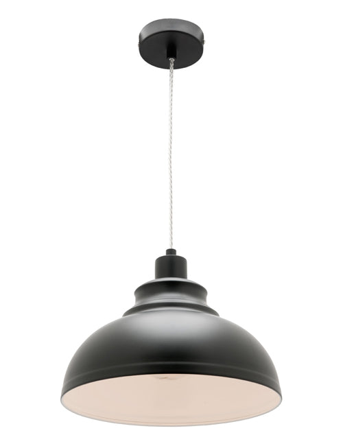 Cougar Lighting Risto 1LT Pendant Black RIST1PBLK Cougar Lighting