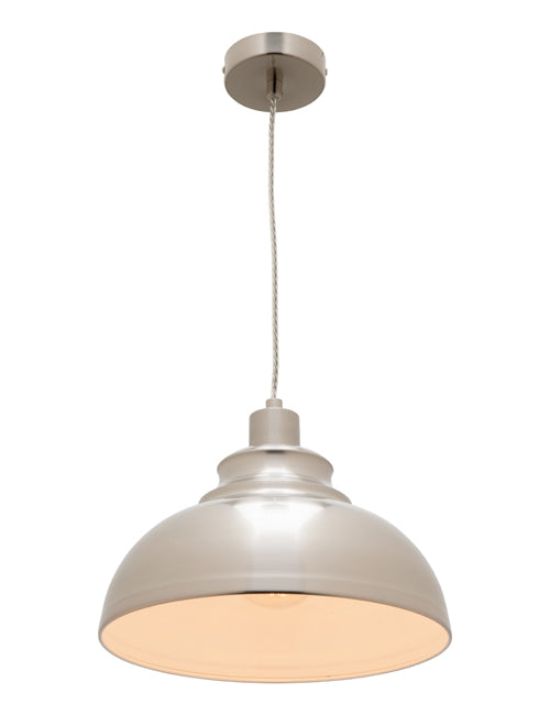 Cougar Lighting Risto 1LT Pendant Satin Chrome RIST1PSC Cougar Lighting