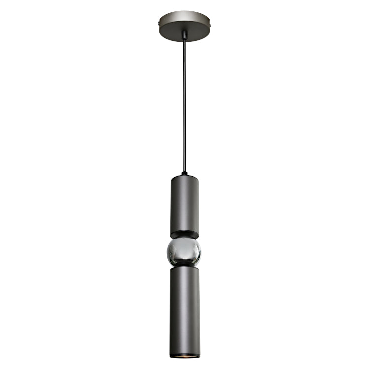 Cougar Lighting Rolo 1LT Pendant Charcoal/Chrome - ROLO1PCCH