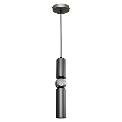 Cougar Lighting Rolo 1LT Pendant Charcoal/Chrome - ROLO1PCCH