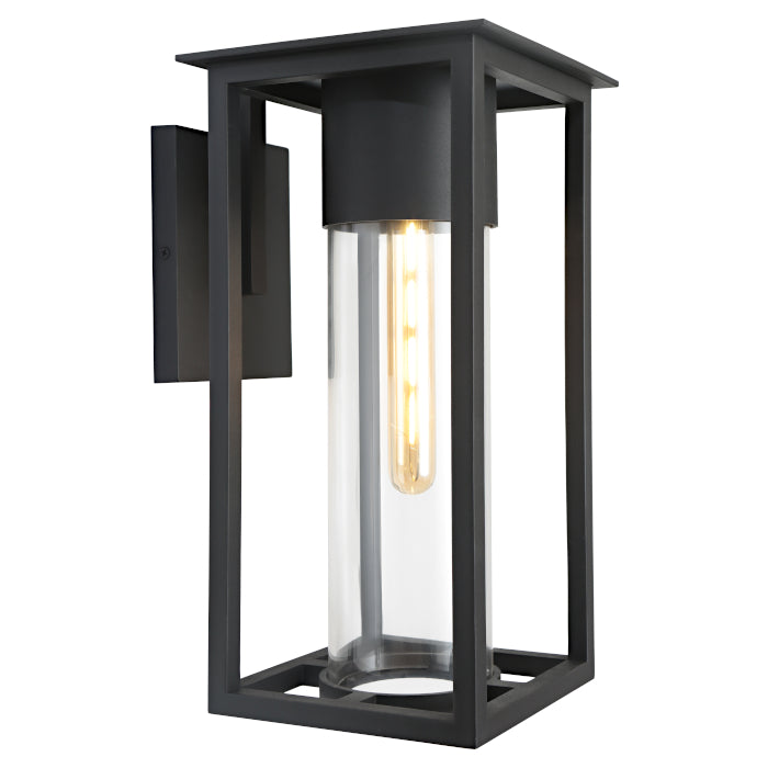 Cougar Lighting Ryde 1LT Exterior Wall Light Black Default Title RYDE1EBLK Cougar Lighting