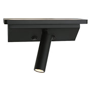 Cougar Lighting Scania 2LT LED Wall Light - SCAN2WLEDBLK