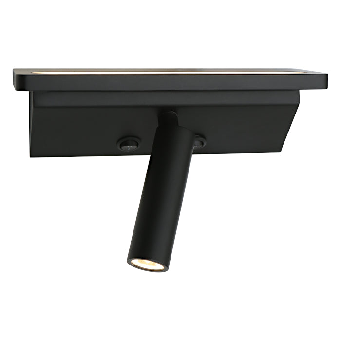 Cougar Lighting Scania 2LT LED Wall Light - SCAN2WLEDBLK