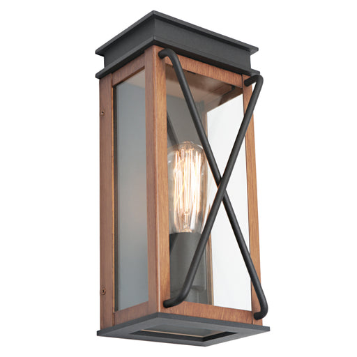 Cougar Lighting Sicily 1LT Exterior Wall Light Black Default Title SICI1EBLK Cougar Lighting
