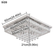 Mira 80W Tri-Colour Dimmable Crystal Chandelier – 62cm - image 8