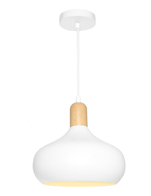 Cougar Lighting Sloan 1LT Pendant White Default Title SLOA1PWHT Cougar Lighting