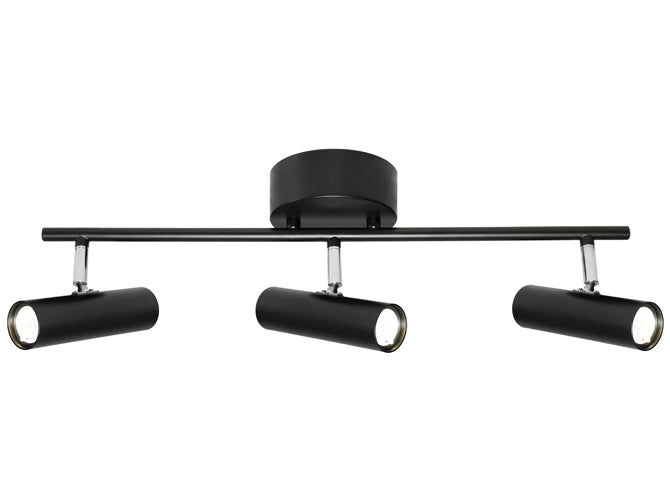 Cougar Lighting Vector 3LT 15W Rail Black VEC3RBLK Cougar Lighting