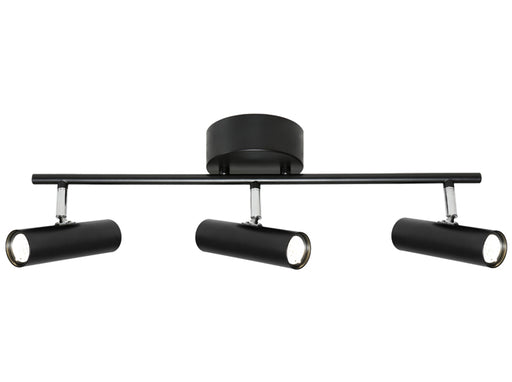 Cougar Lighting Vector 3LT 15W Rail Black VEC3RBLK Cougar Lighting