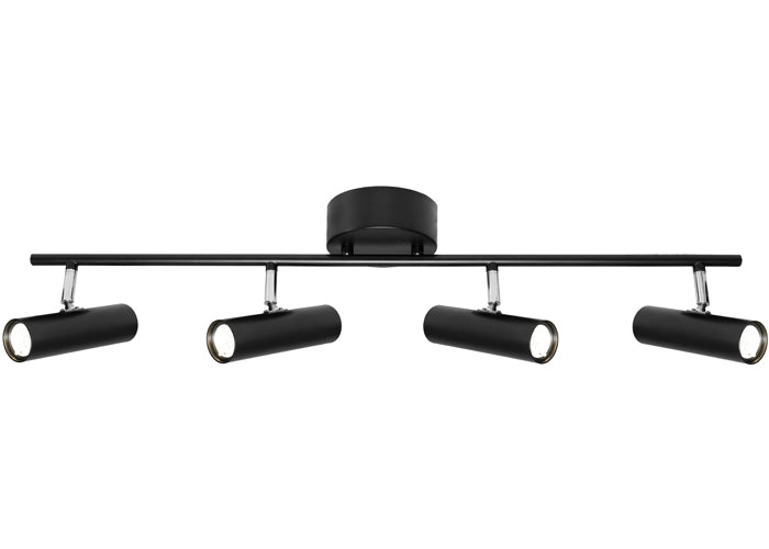 Cougar Lighting Vector 4LT 20W Rail Black Default Title VEC4RBLK Cougar Lighting
