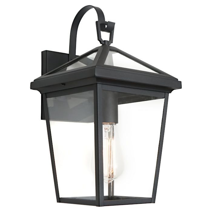 Cougar Lighting Verona 1LT Exterior Wall Light Black - VERO1EBLK