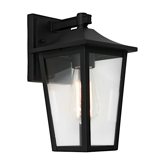 Cougar Lighting York 1LT Exterior Wall Light Black - YORK1EBLK