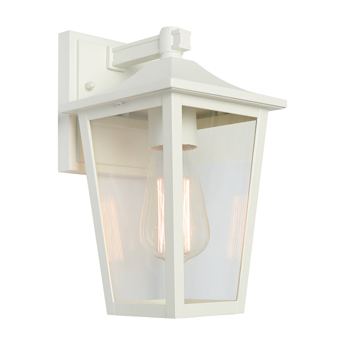 Cougar Lighting York 1LT Exterior Wall Light White - YORK1EWHT