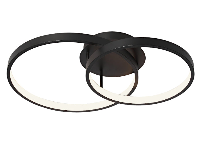 Cougar Lighting Zola 2LT LED CTC Black - ZOLA2BLK