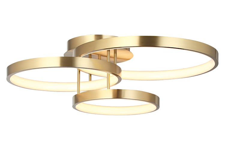 Cougar Lighting Zola 3LT LED CTC Gold - ZOLA3GLD